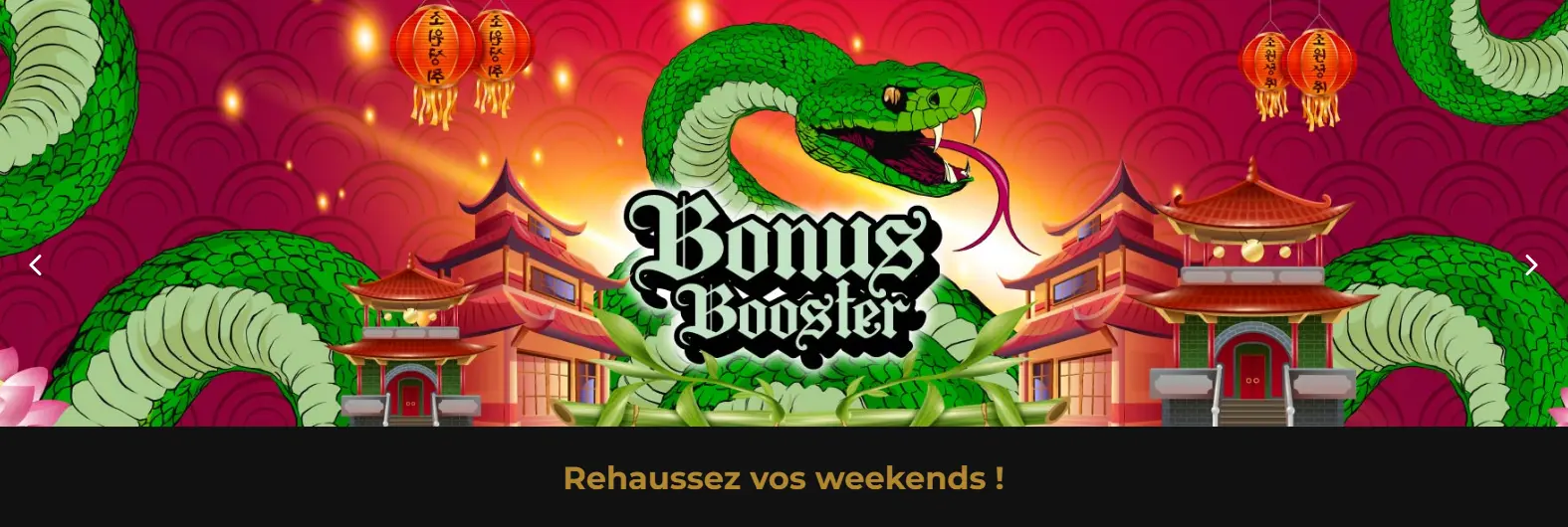 Bonus booster proposé par Casino Extra