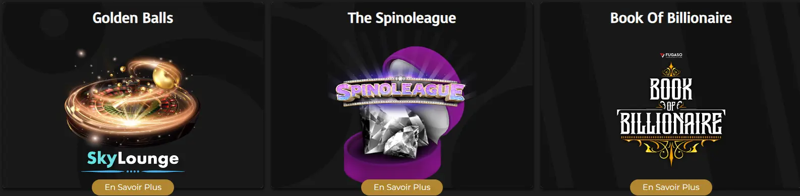 Tournois journaliers organisés par Casino Extra