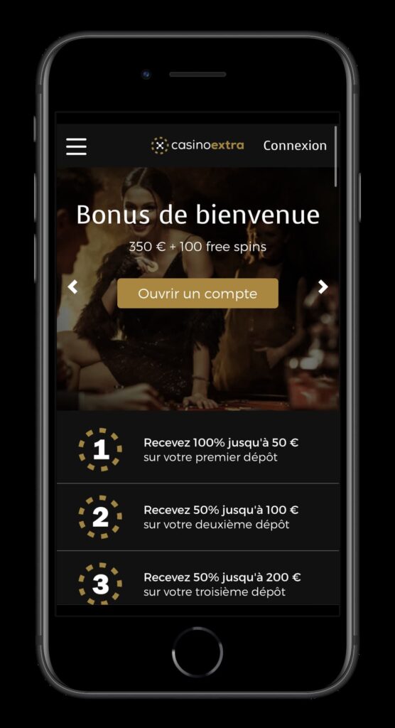 Bonus de l'application mobile Casino Extra